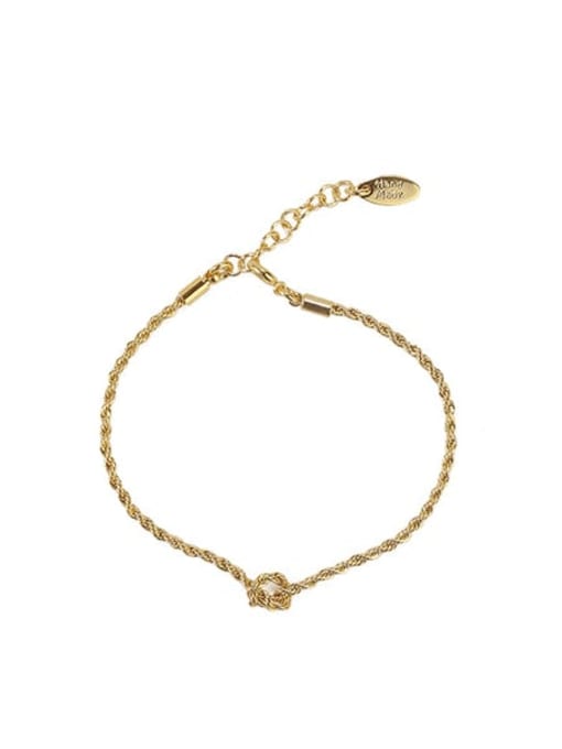 Bracelet Brass Irregular knot Vintage Necklace