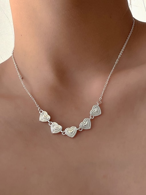 YOUH Brass Heart Minimalist Necklace 1