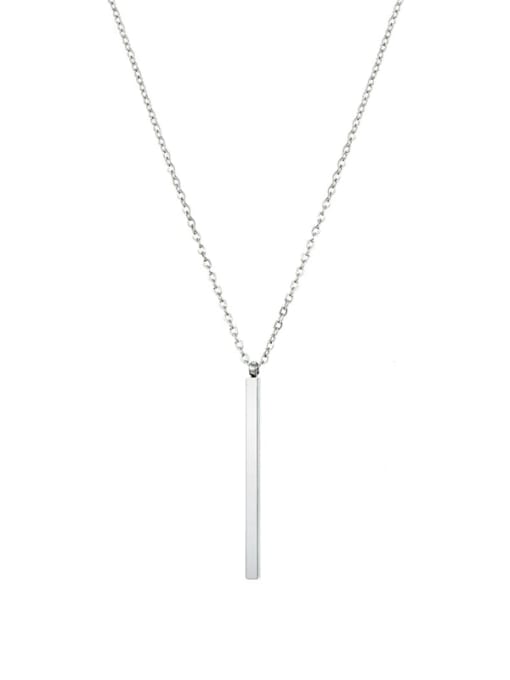 Desoto Stainless steel Geometric Minimalist Necklace 3