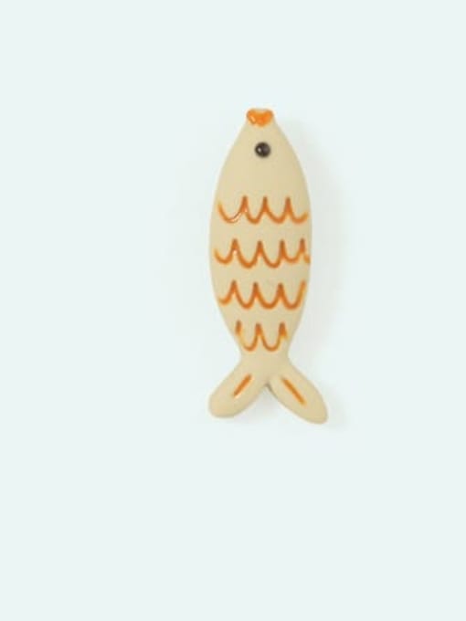 Five Color Alloy Enamel Fish Cute Stud Earring 2