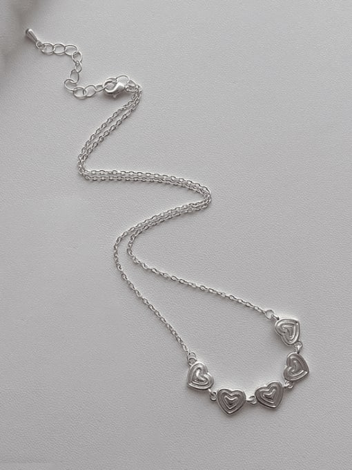 M275 heart Brass Heart Minimalist Necklace