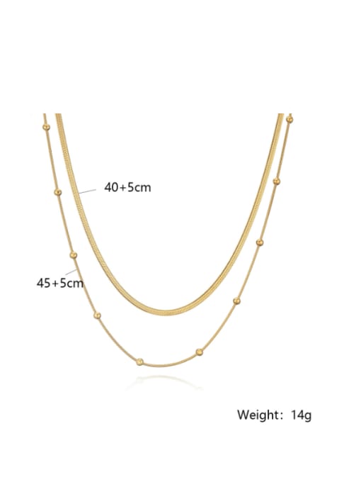 AOG Titanium Steel Tassel Minimalist Necklace 3