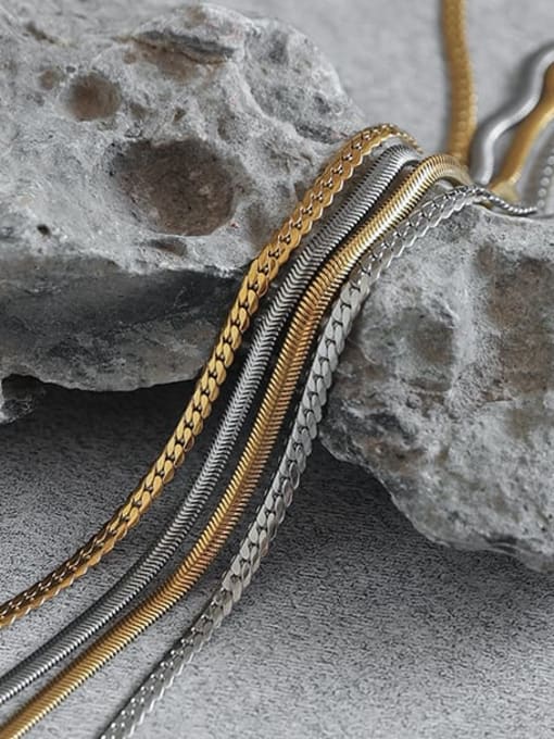 TINGS Titanium Steel Snake Minimalist Snake Chain 2