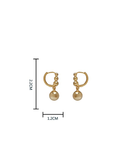 HYACINTH Brass Geometric Trend Drop Earring 2