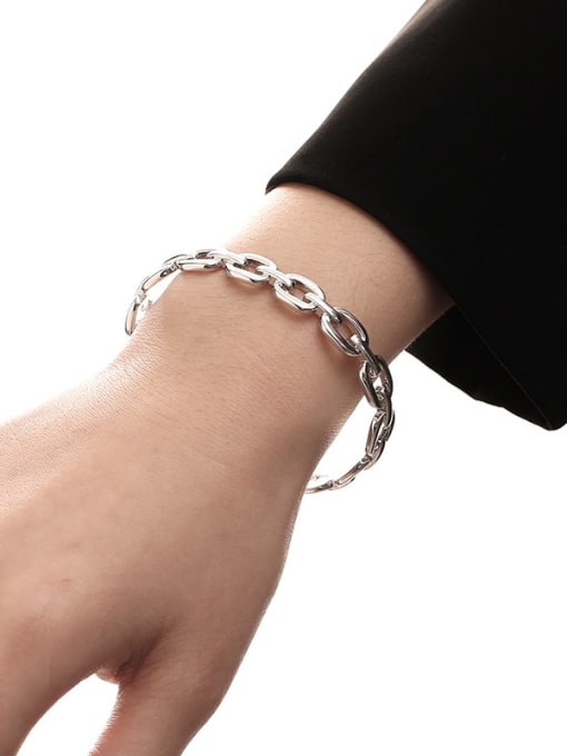 Chain Bracelet Brass Hollow Geometric Minimalist Adjustable Bracelet