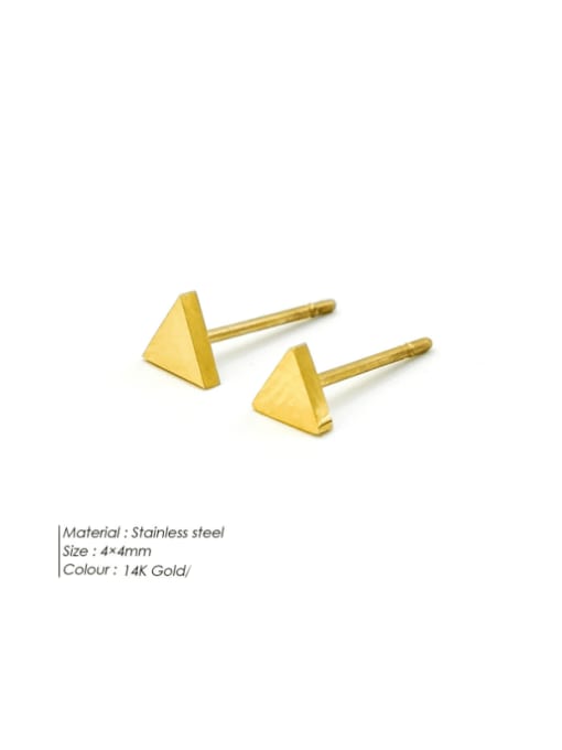 YE14812 Stainless steel Geometric Minimalist Stud Earring