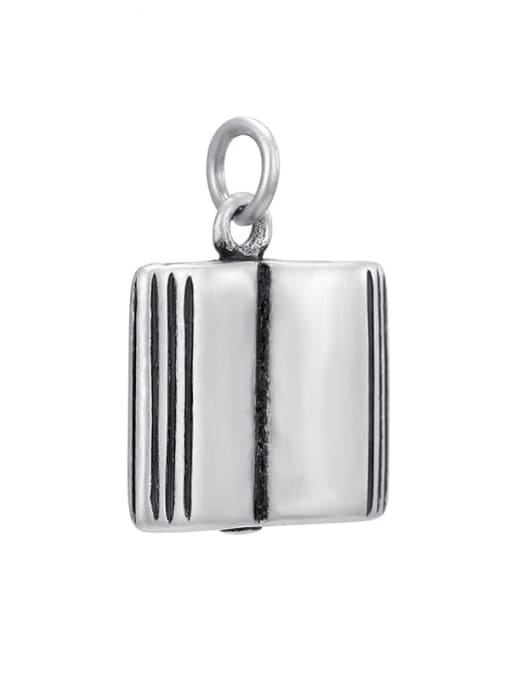Desoto Stainless Steel 3d Book Diy Accessory Pendant 1