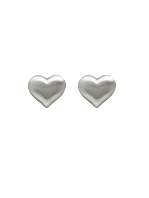 HYACINTH Brass Heart Minimalist Stud Earring 0