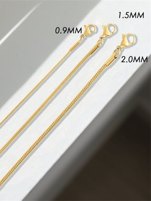 Desoto Stainless steel Snake Minimalist Link Bracelet 0