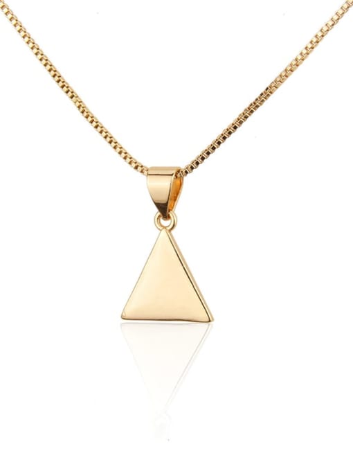 renchi Brass Triangle Earring and Necklace Set 3