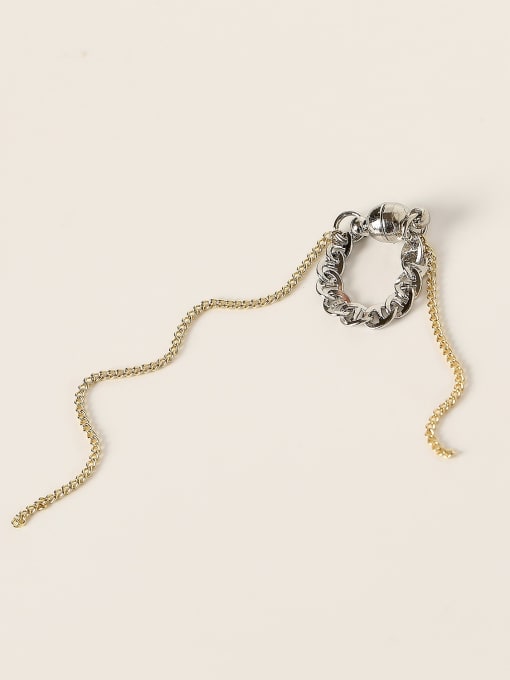 HYACINTH Brass Tassel Vintage Single Trend Korean Fashion Earring 3