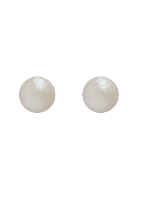 HYACINTH Brass Snowflake beads Minimalist Stud Earring 3