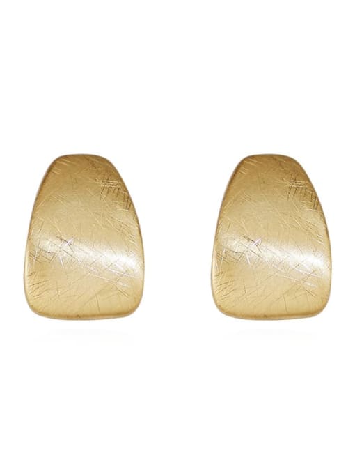 HYACINTH Copper Geometric Minimalist Stud Trend Korean Fashion Earring 4