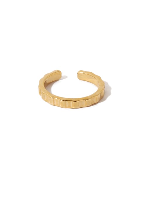 Gear Brass Irregular Minimalist Band Ring
