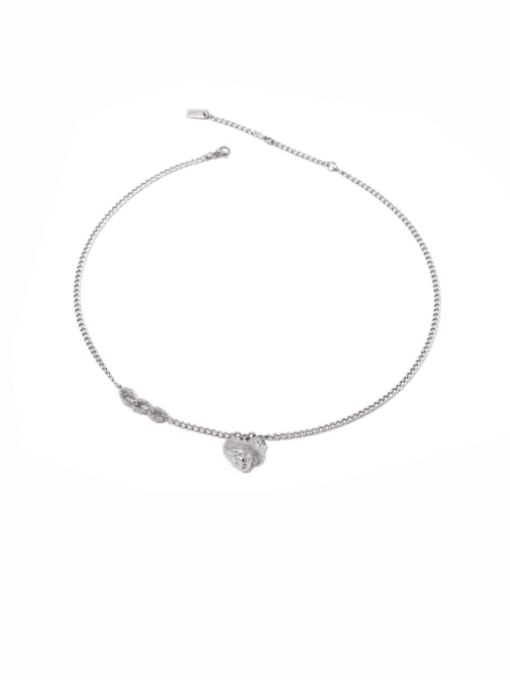 ACCA Titanium Steel Heart Vintage Necklace 0