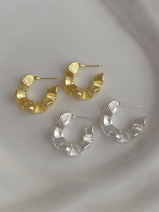 YOUH Brass Geometric Vintage Stud Earring 0