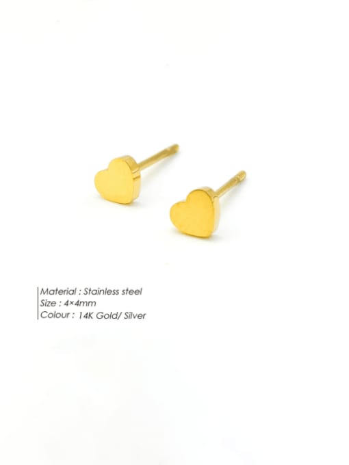 YE14994 Stainless steel Geometric Minimalist Stud Earring