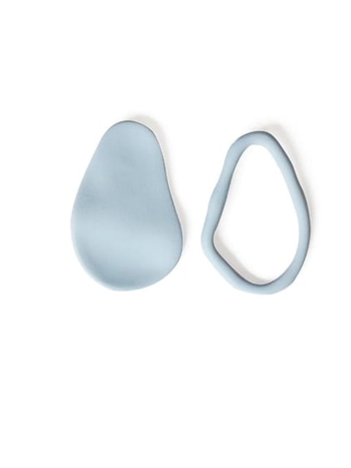 Light blue Alloy Enamel Geometric Cute Stud Earring