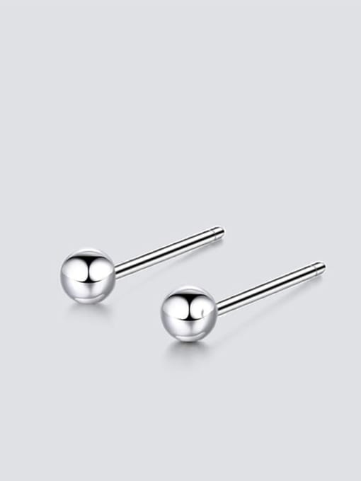 Desoto Stainless steel Round Minimalist Stud Earring 1
