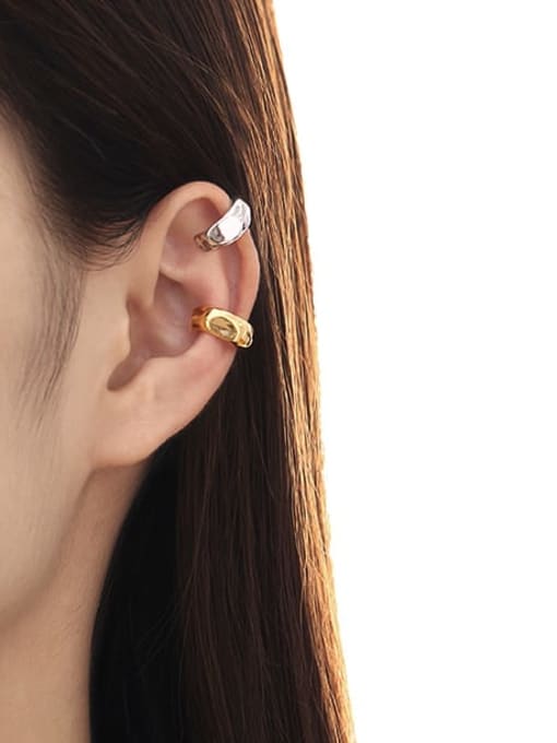 TINGS Brass Rhinestone Irregular Minimalist Single Earring 1