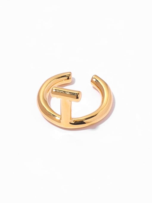 Gold (single only one) Brass Geometric Minimalist Single Earring