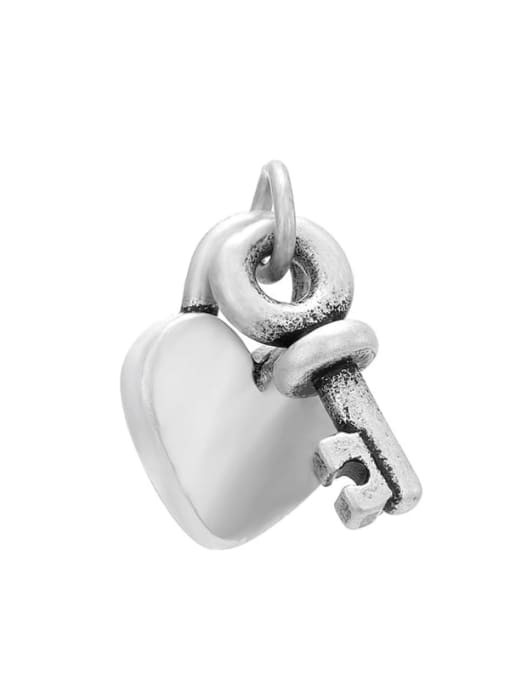 Desoto Stainless Steel Heart  Key DIY Accessories 3
