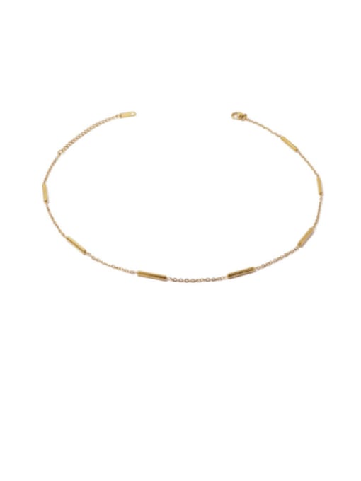 Nodal chain Brass Freshwater Pearl Irregular Hip Hop Necklace