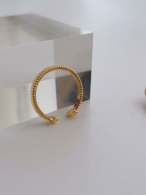 14K gold Copper Star Minimalist Band Fashion Ring