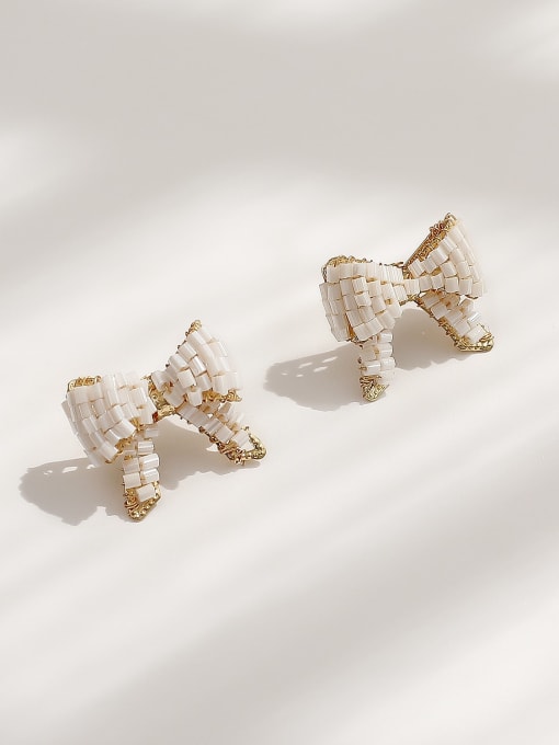 HYACINTH Brass Butterfly Vintage Stud Trend Korean Fashion Earring 0