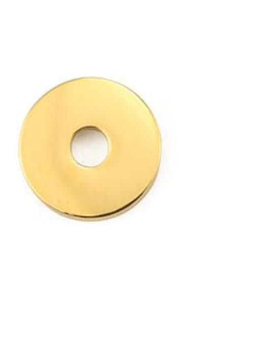 O Ony One Titanium smooth Letter Minimalist Stud Earring(single only one )