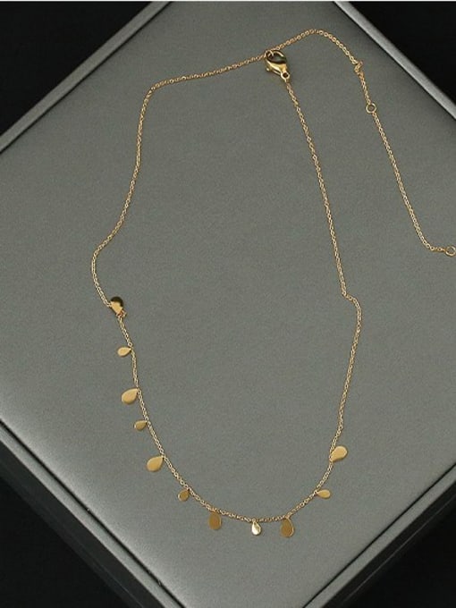 ACCA Brass Water Drop Vintage Necklace 2