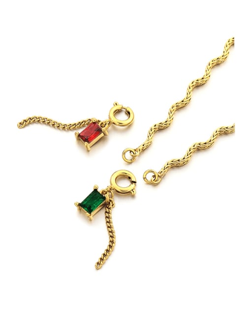 Pink pendant (single) Brass Cubic Zirconia Geometric Vintage Necklace