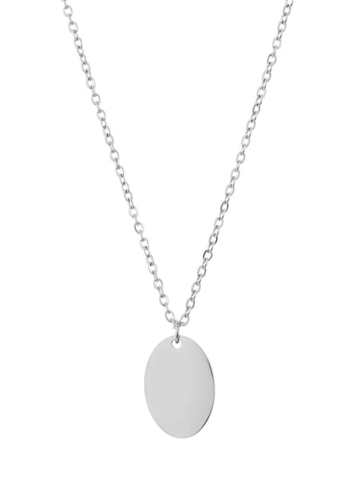 Desoto Stainless steel Geometric Minimalist Necklace 2