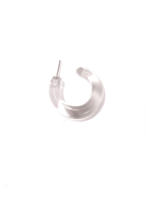 ACCA Brass Enamel Geometric Vintage Single Earring 3