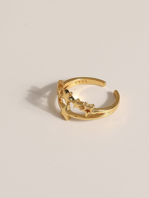 JZ091 Brass Geometric Vintage Band Fashion Ring