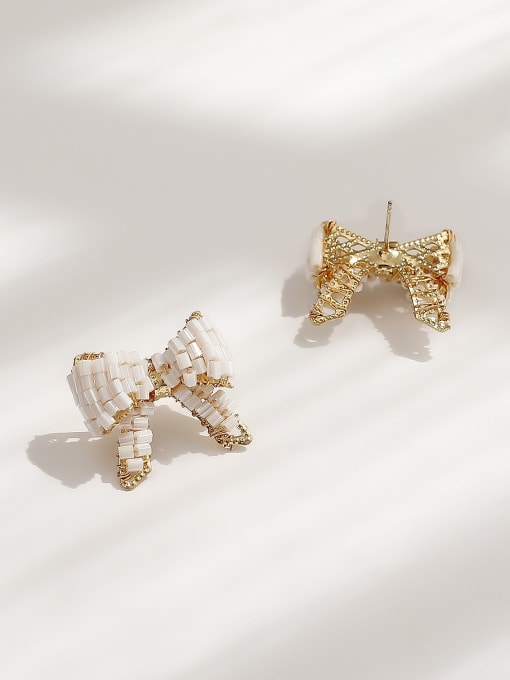 HYACINTH Brass Butterfly Vintage Stud Trend Korean Fashion Earring 2