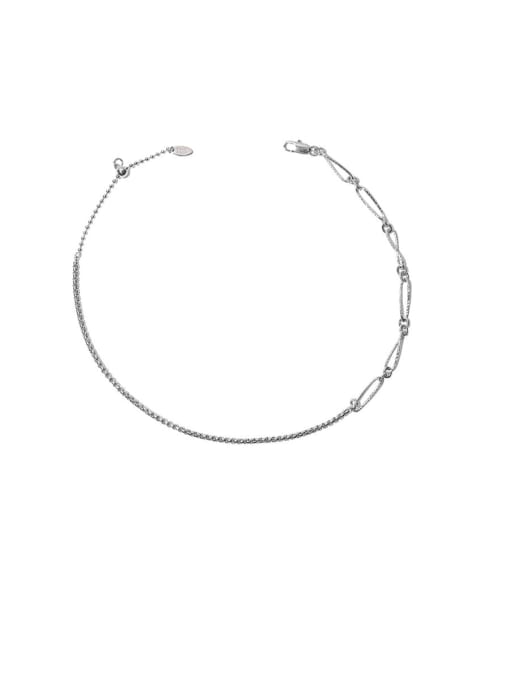 Hollow chain Brass Geometric Hip Hop Necklace