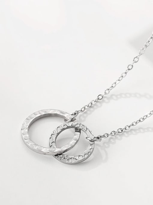 Desoto Stainless steel Geometric Minimalist Necklace 0