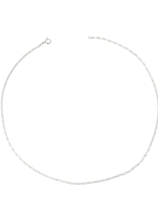 Fine chain Brass Hollow Geometric Chain Minimalist Necklace