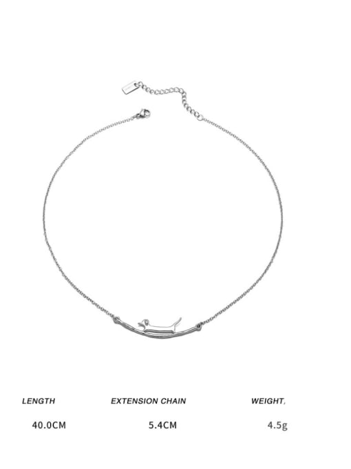 TINGS Titanium Steel Animal Minimalist Necklace 1
