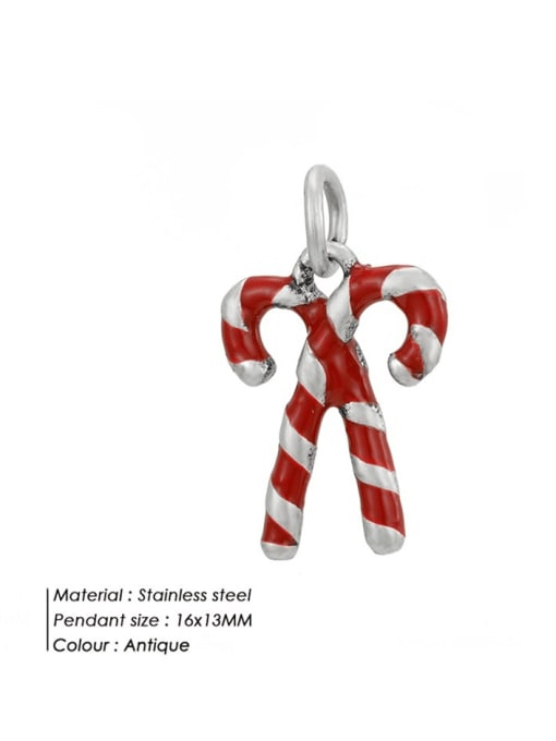 Desoto Stainless Steel 3d Accessories Christmas Series Pendant 4