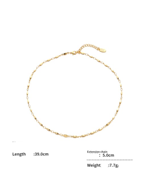 ACCA Brass Minimalist Irregular Bracelet and Necklace Set 2