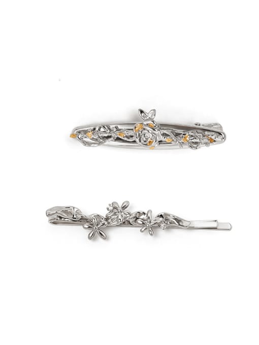TINGS Brass Cubic Zirconia Vintage Rosary Hair Pin 4