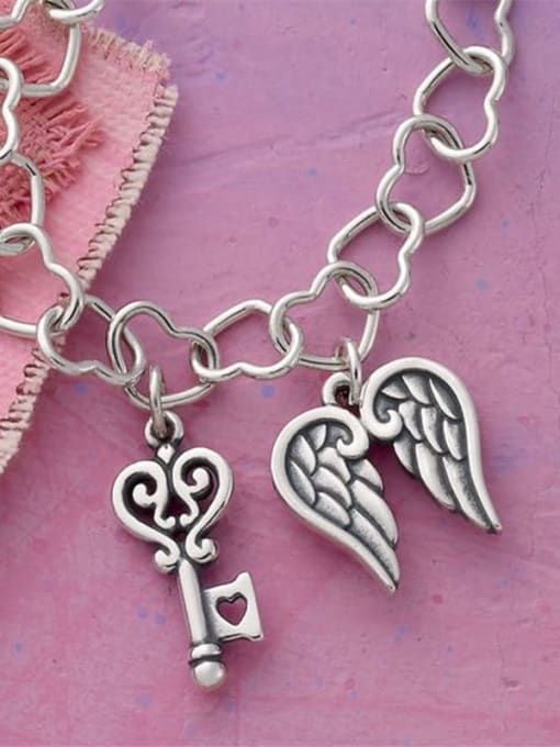 Desoto Stainless Steel Wings Pendant Diy Jewelry Accessories 3