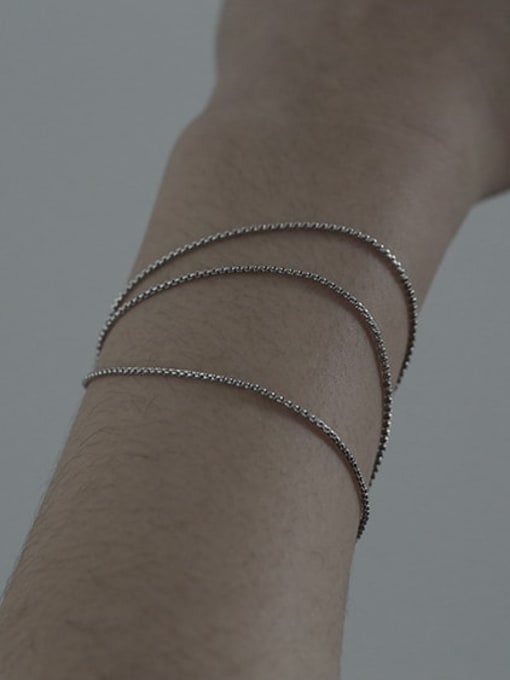 TINGS Brass Geometric Minimalist  Multi-layer thin chain  Bracelet 1