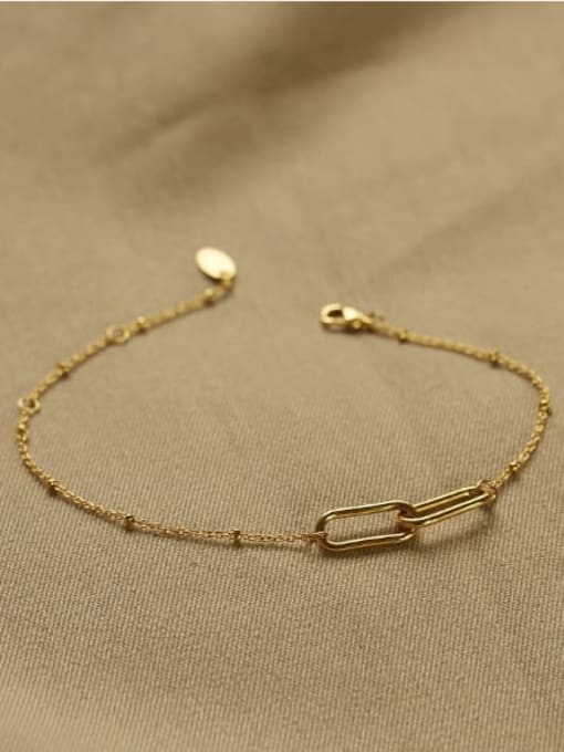 ACCA Brass Bead Hollow Geometric Vintage Bracelet