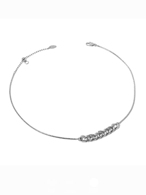 Necklace (adjustable length) Brass Geometric Hip Hop Necklace