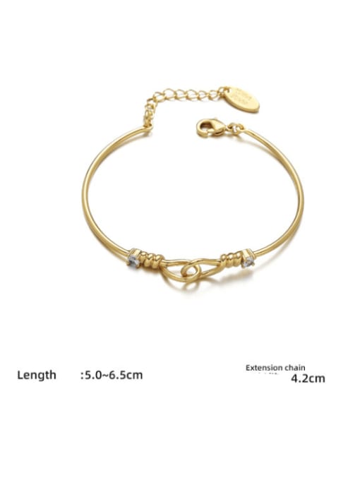 ACCA Brass Geometric Hip Hop Adjustable Bracelet 2