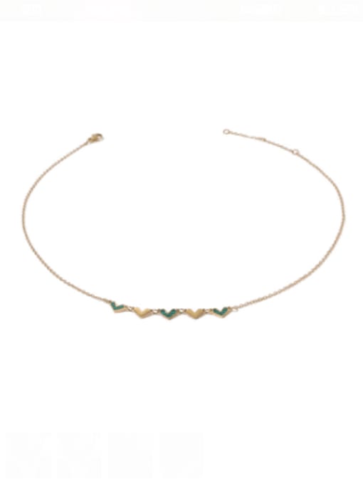 ACCA Brass Shell Heart Minimalist Necklace 0