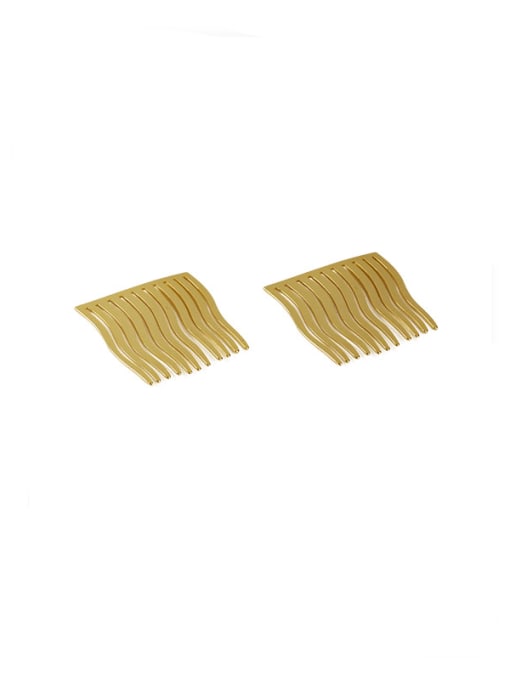 ACCA Brass Minimalist Geometric Hair Comb 1